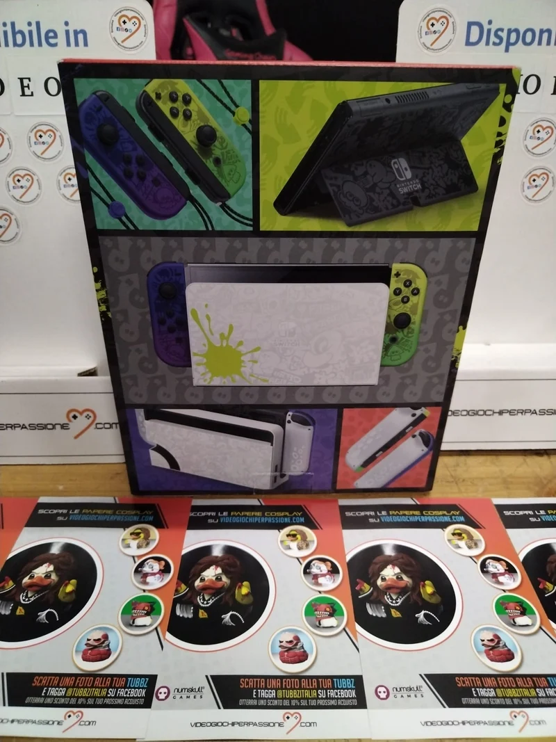 Console Nintendo Switch – Modello OLED edizione speciale Splatoon 3(usato garantito)