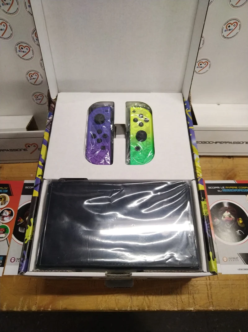 Console Nintendo Switch – Modello OLED edizione speciale Splatoon 3(usato garantito)
