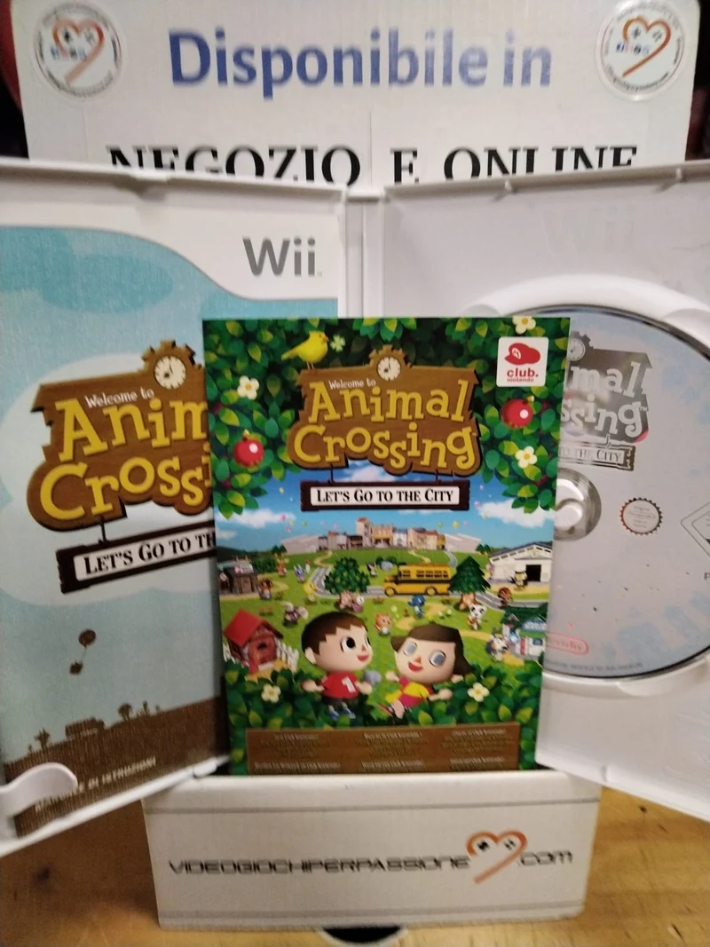 Animal Crossing - Let's go to the City Nintendo WII (usato garantito)(versione italiana)