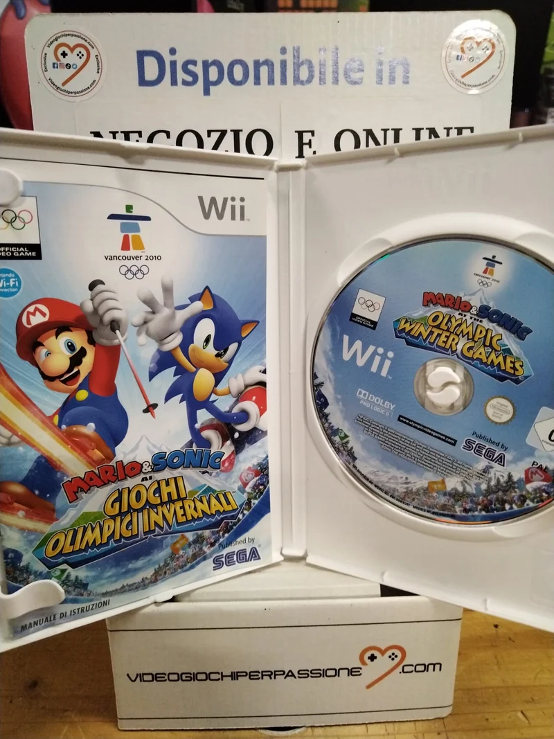 Mario & Sonic ai Giochi Olimpici Invernali Nintendo WII (usato garantito)(versione italiana)