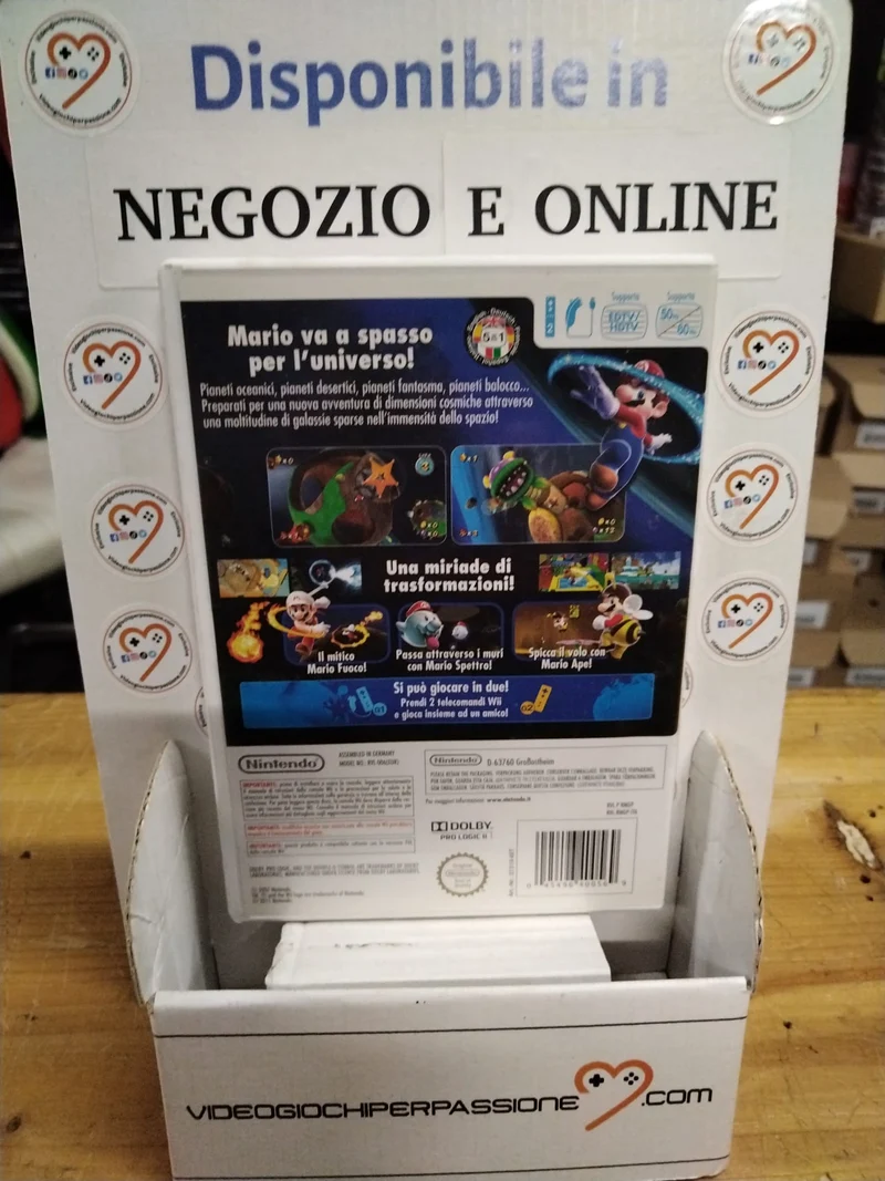 Super Mario Galaxy Nintendo Wii (usato garantito)(versione italiana)