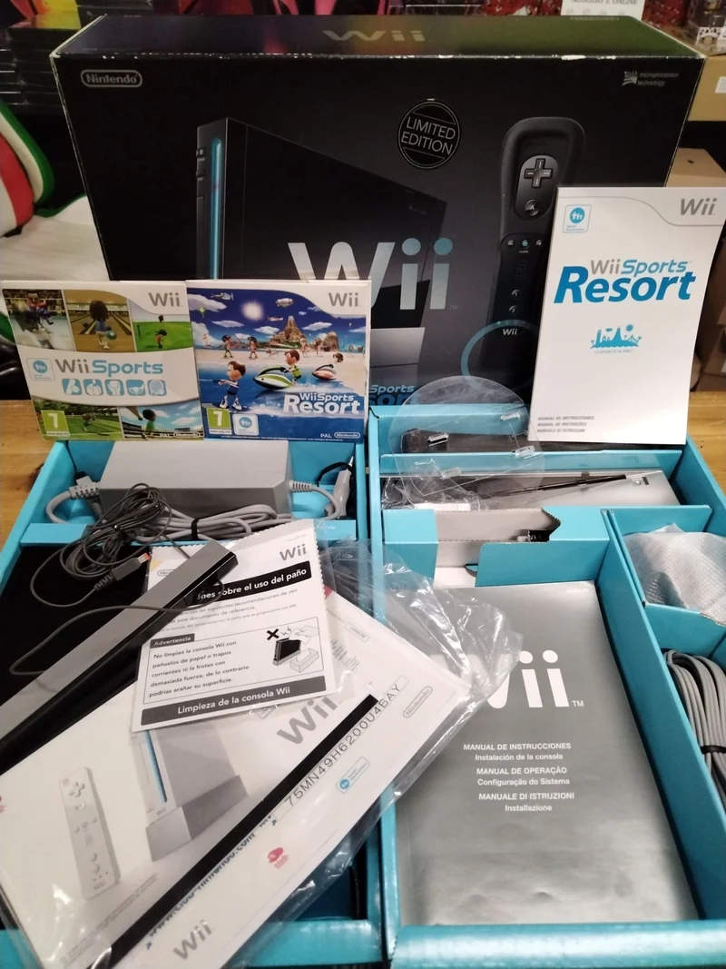 Console Nintendo Wii Nera (usato garantito)(come nuovo)
