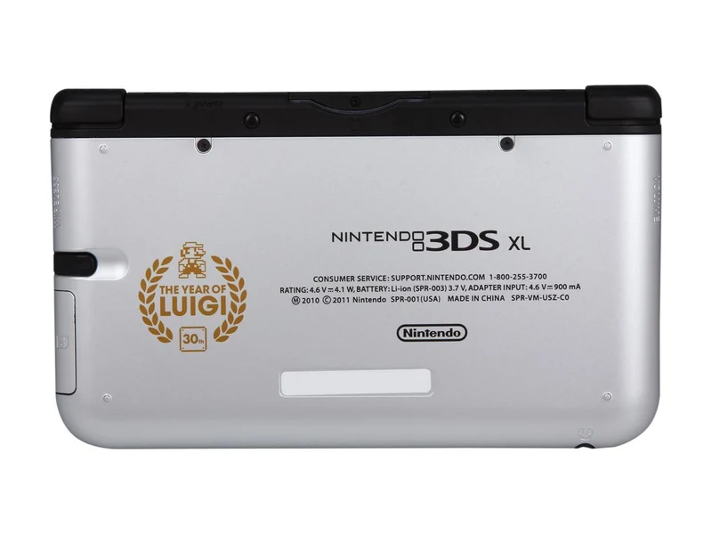 Nintendo Silver 3DS XL with Mario & Luigi : Dream Team Handheld Console
