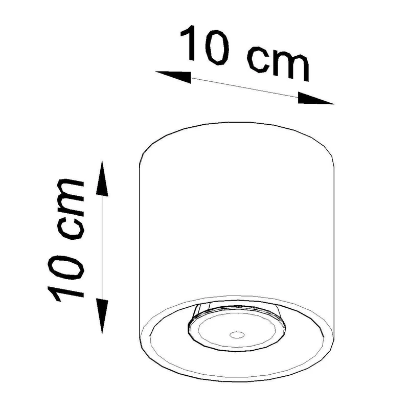 Luminaire Sollux Orbis GU10 SL.0021 Hanging Lamp, 40 W, GU10