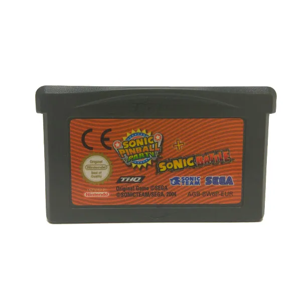 Sonic Pinball Party & Sonic Battle Game Boy Advance - Usato