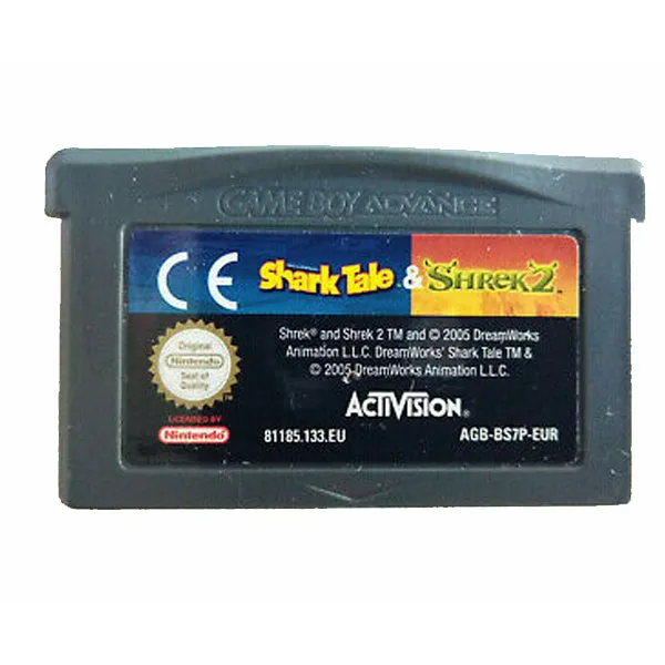Shark Tale & Shrek Double Pack Game Boy Advance - Usato