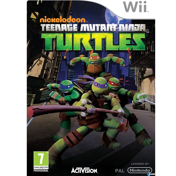Teenage Mutant Ninja Turtles Wii (nickelodeon) - Usato
