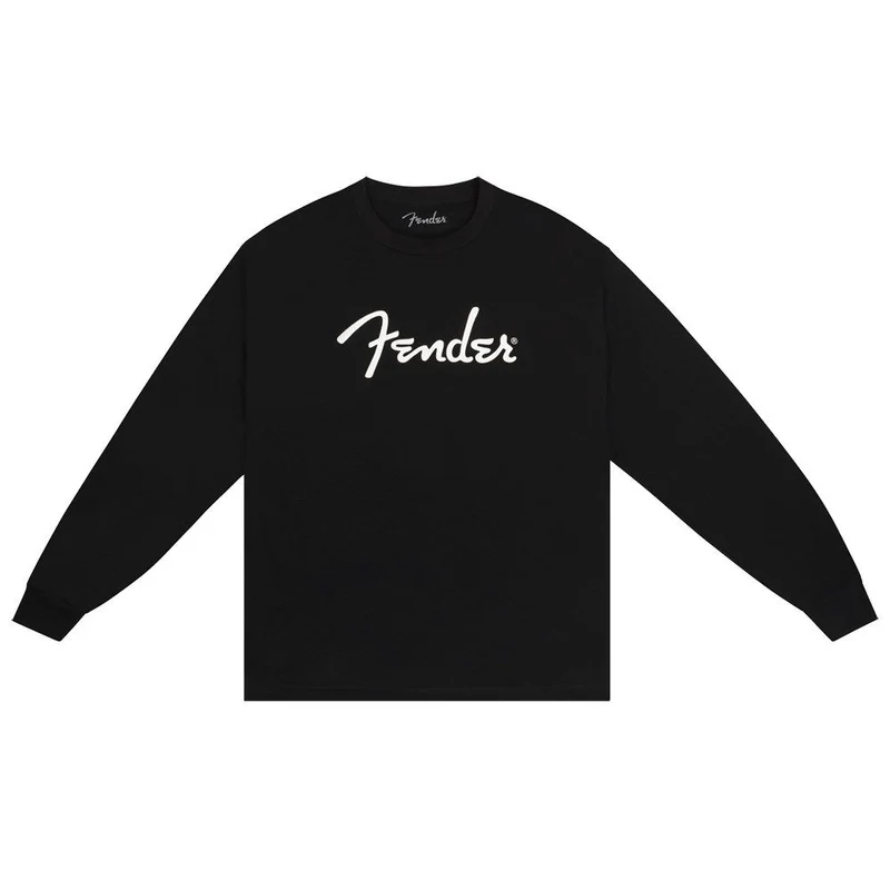 Fender Spaghetti Logo Long-Sleeve T-shirt (Black) XL