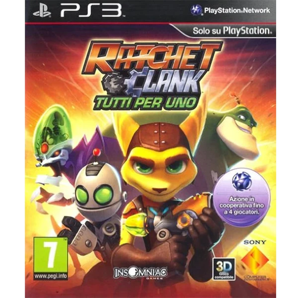 Ratchet & Clank Tutti Per Uno PS3 - Usato