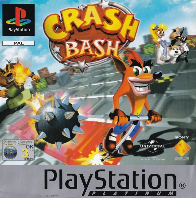 Crash Bash - PS1 Party Game Sony