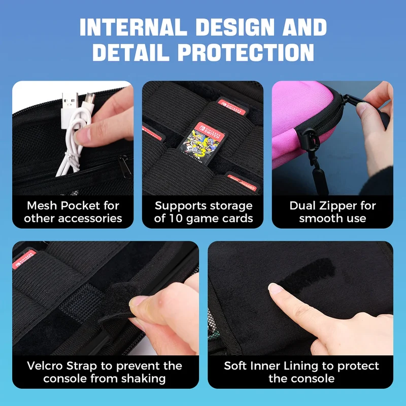 IINE EVA Gradient Storage Bag for Nintendo Switch 2