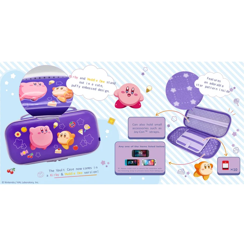 HORI Vault Case for Nintendo Switch 2 [Kirby & Waddle Dee]