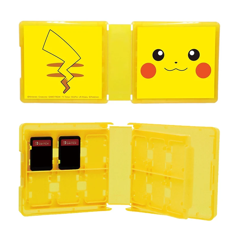 MaxGame Game Card Pocket 24 for Nintendo Switch 1 & 2 (Pikachu)