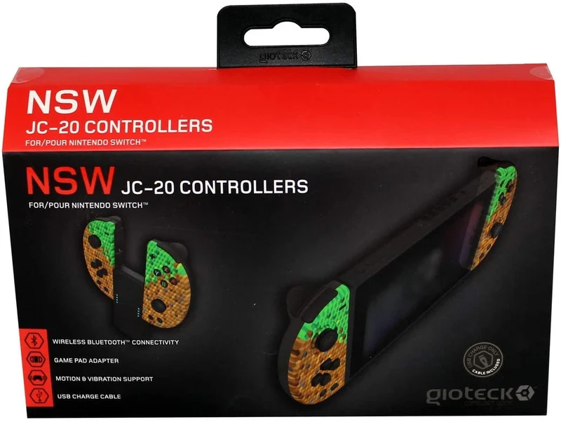 Gioteck JC-20 Gaming Controller For Nintendo Switch - Multi Colour