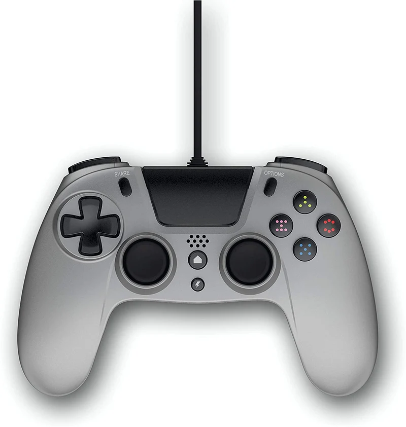 VX4 Premium Wired Controller Titanium Grey for PS4 & PC