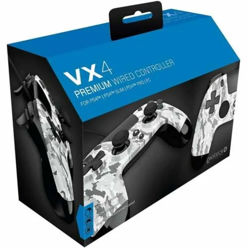 VX4 Premium Wired Controller Arctic Camo for PS4 & PC