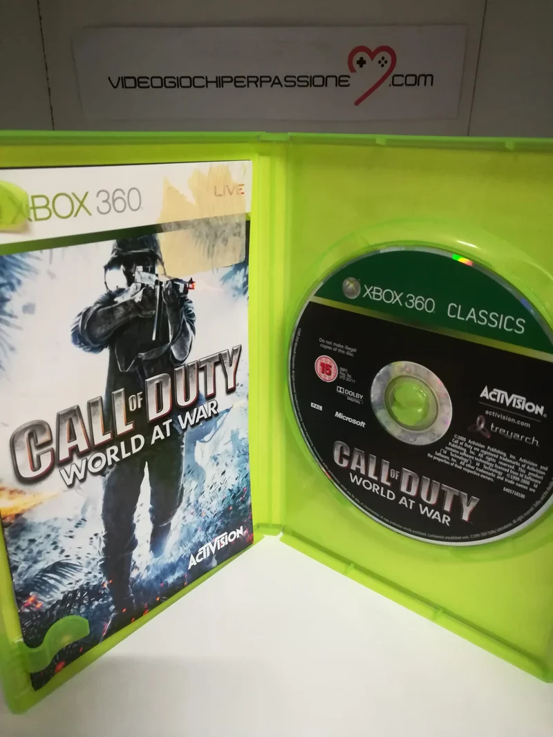 CALL OF DUTY WORLD AT WAR XBOX 360 (usato garantito)