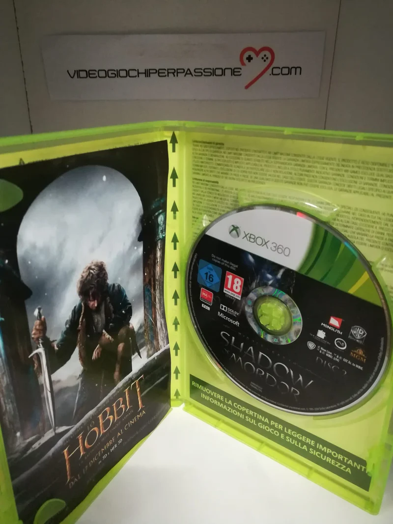 LA TERRA DI MEZZO L'OMBRA DI MORDOR XBOX 360 (usato)(versione italiana)