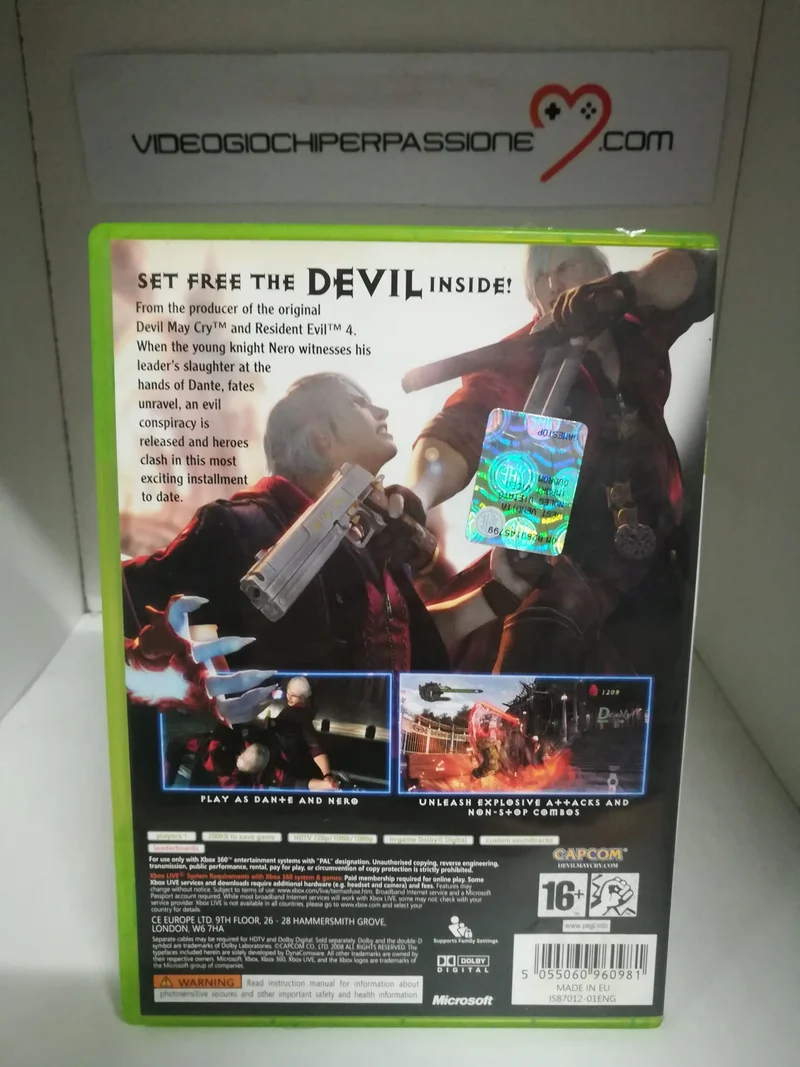 DEVIL MAY CRY 4 XBOX 360 (usato garantito)