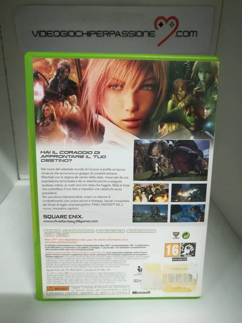FINAL FANTASY XIII XBOX 360 (usato garantito)(versione italiana)