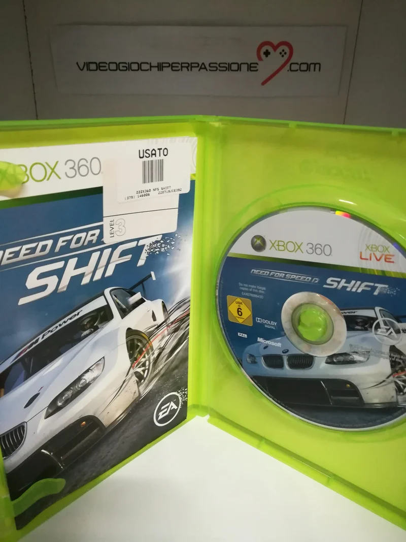 NEED FOR SPEED SHIFT XBOX 360 (usato garantito)(completamente in italiano)