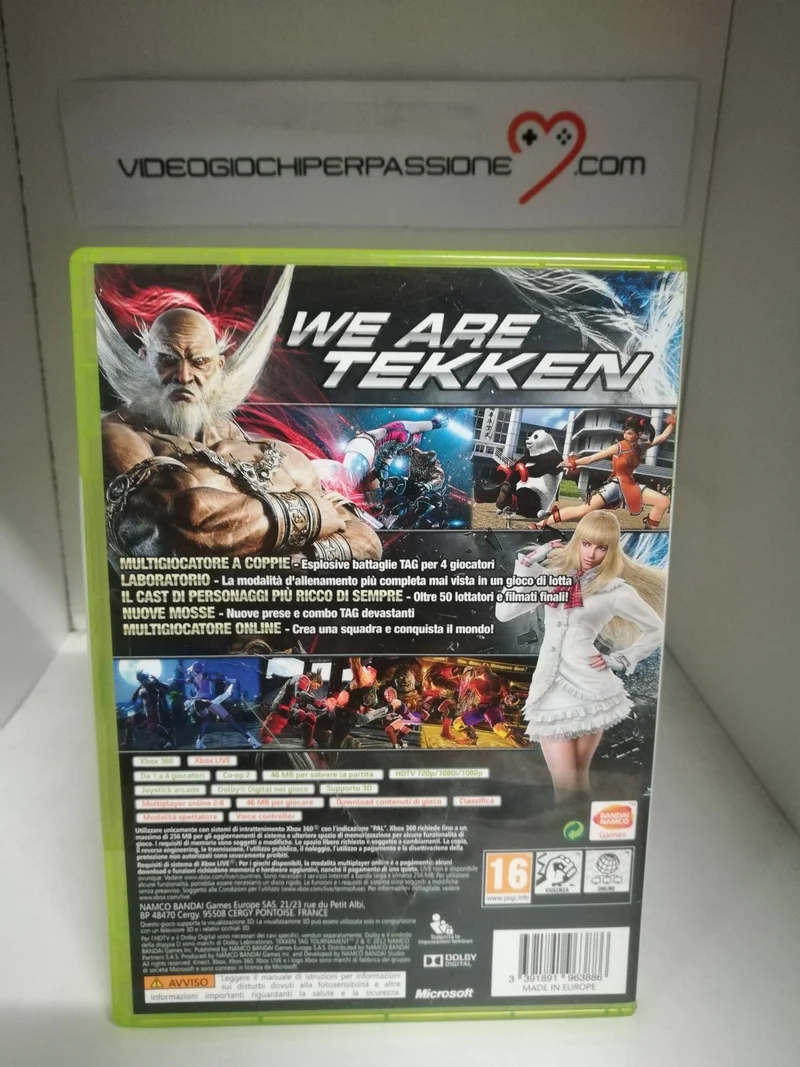 TEKKN TAG TOURNAMENT 2 XBOX 360 (usato garantito)(versione italiana)