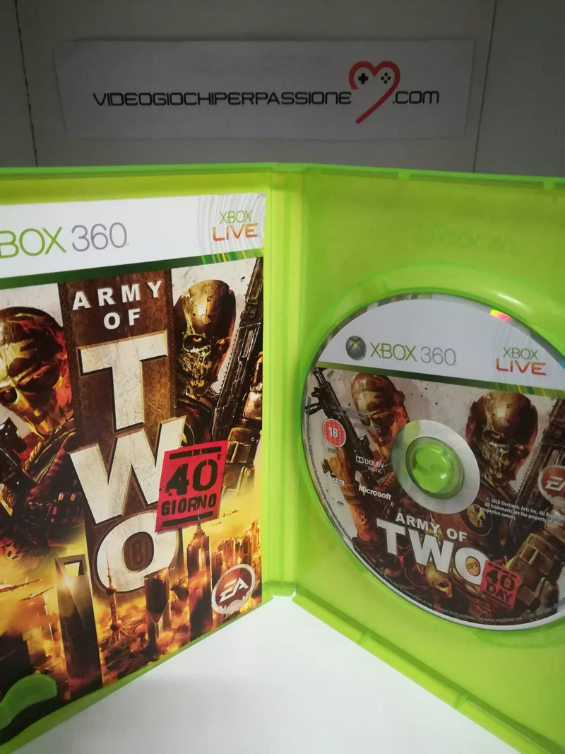 ARMY OF TWO 40 GIORNI XBOX 360 (usato garantito)(versione italiana)