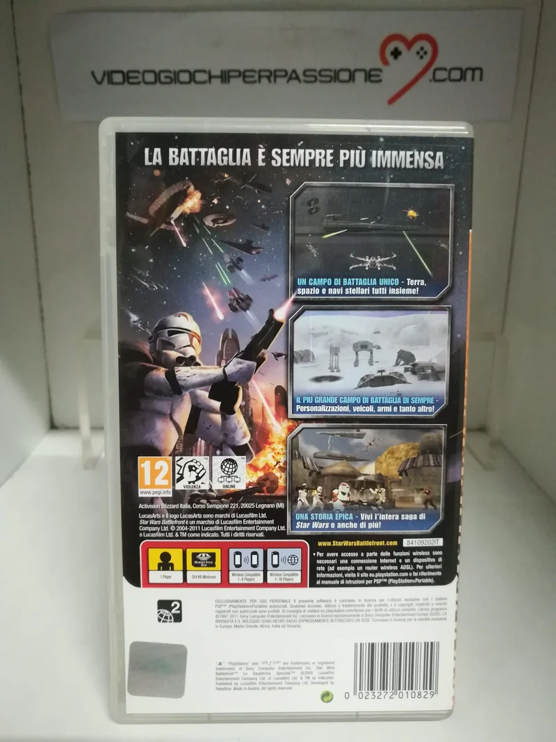 STAR WARS BATTLEFRONT LO SQUADRONE SPECIALE PSP (usato garantito)