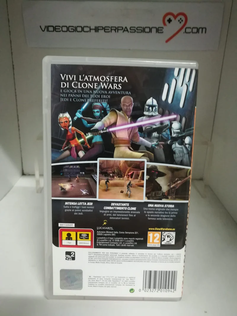 STAR WARS THE CLONE WARS GLI EROI DELLA REPUBBLICA PSP (usato garantito)