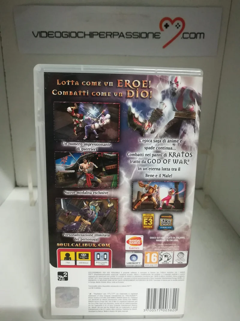 SOUL CALIBUR BROKEN DESTINY PSP (usato garantito)(versione italiana)