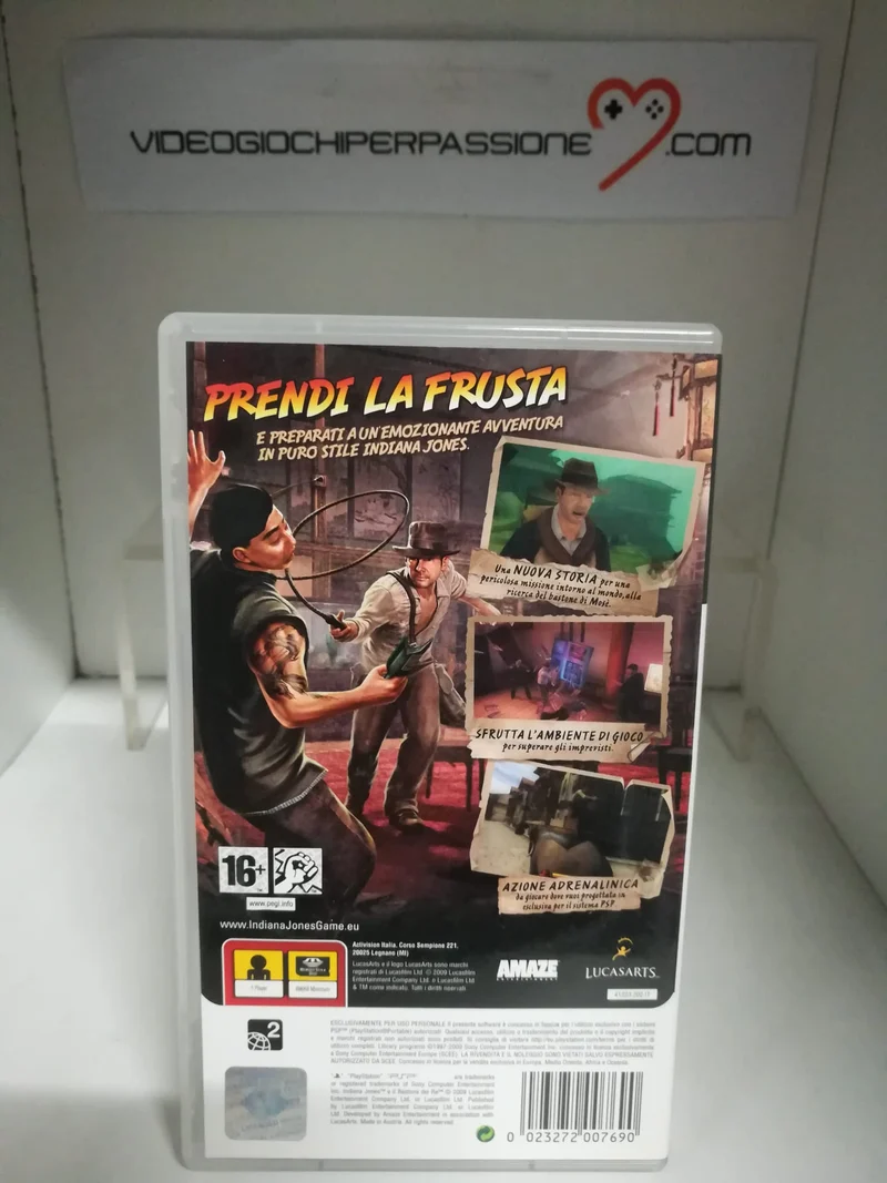 INDIANA JONES E IL BASTONE DEI RE PSP (usato garantito)(completamente in italiano)
