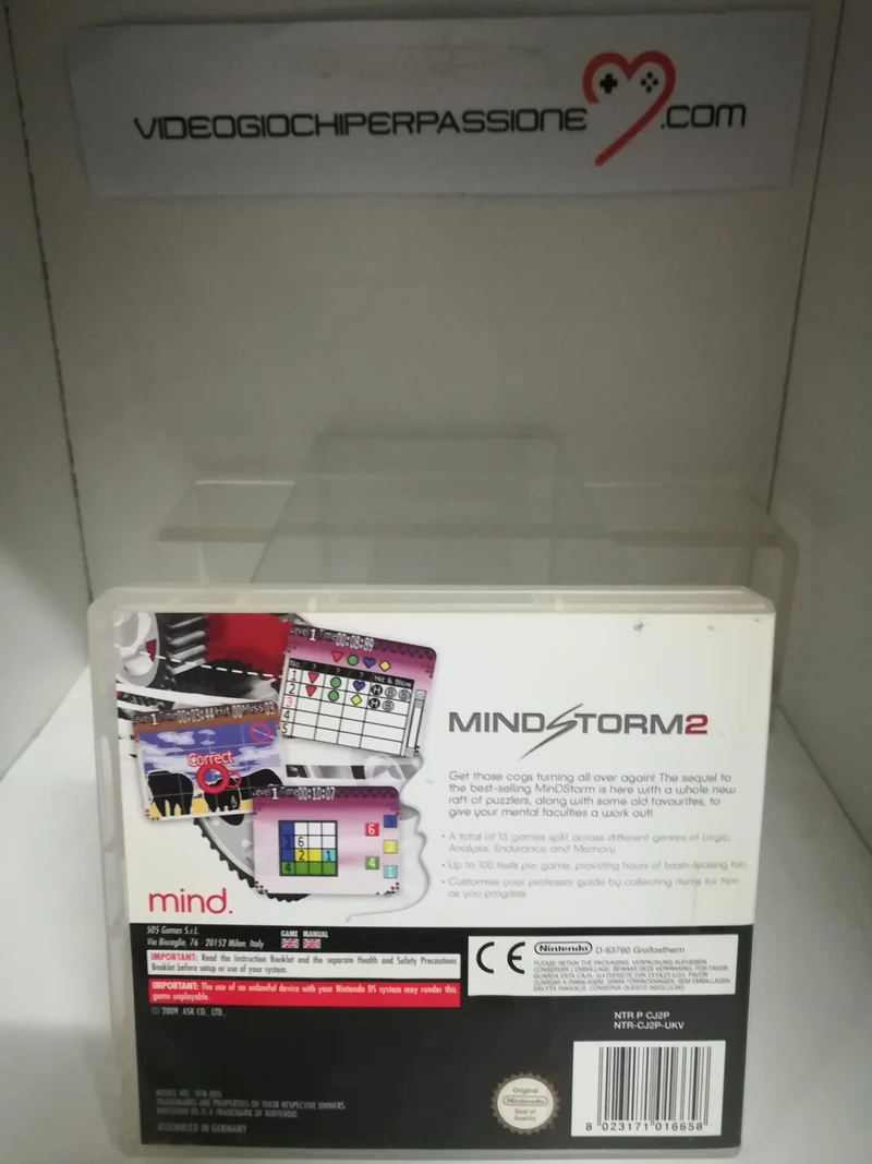 MIND STORM 2 NINTENDO DS (usato garantito)(versione inglese)