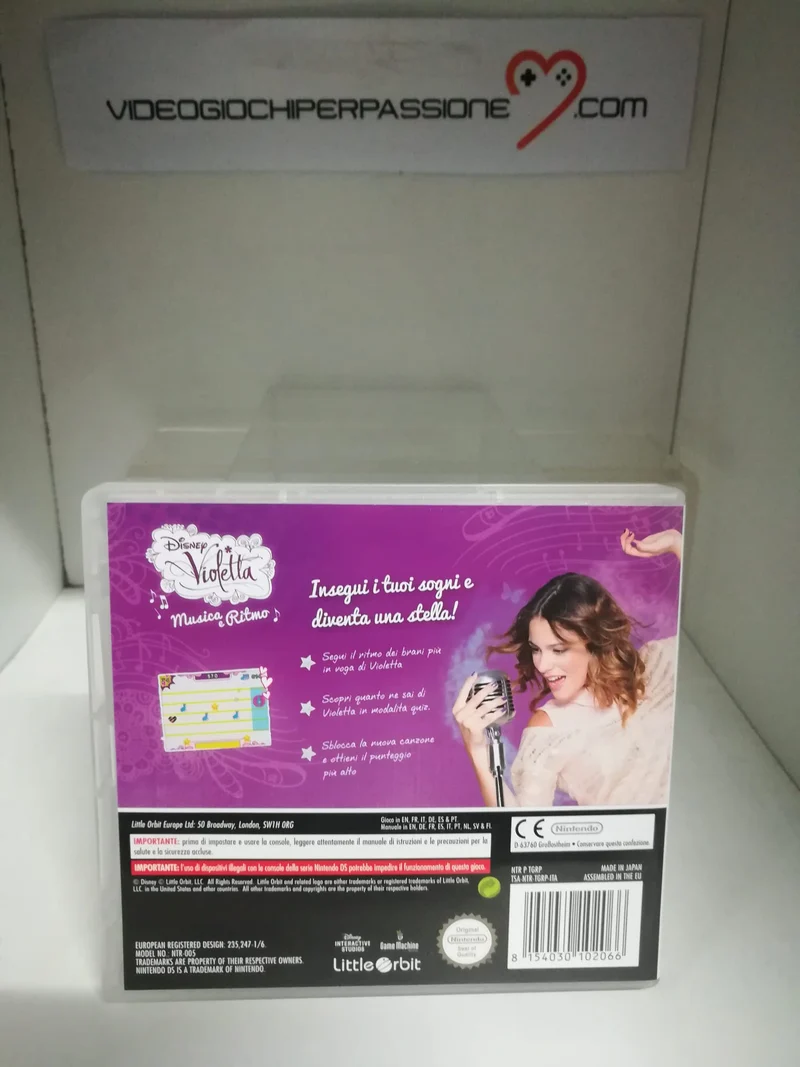 DISNEY VIOLETTA MUSICA E RITMO NINTENDO DS (usato garantito)
