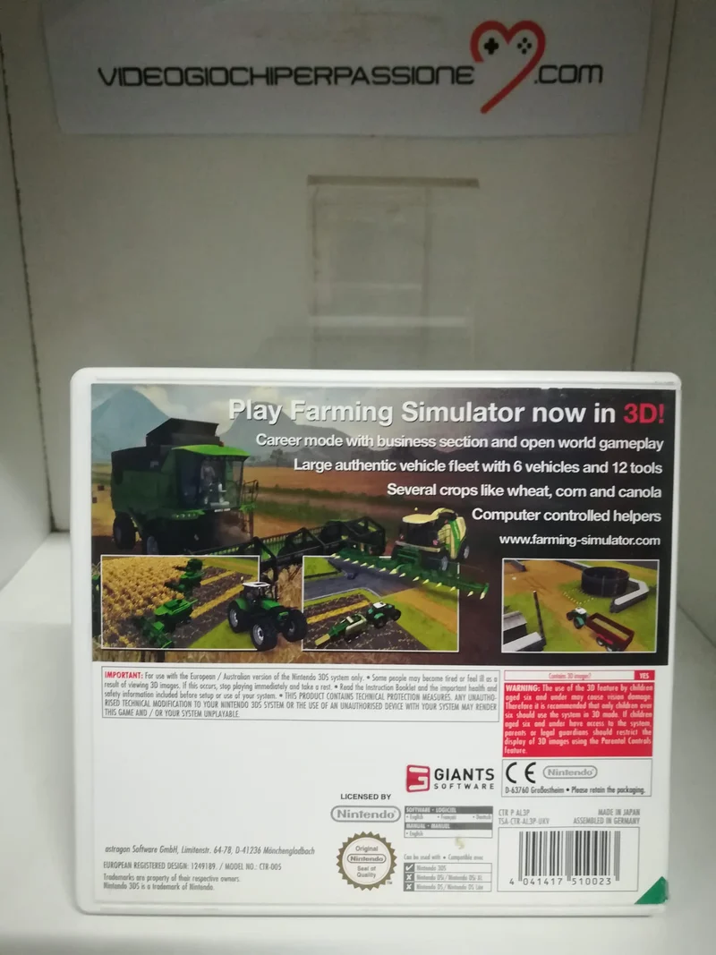 FARMING SIMULATOR 2012 3D NINTENDO 3DS (usato garantito)