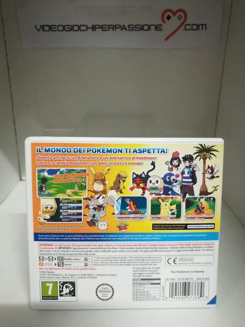 POKEMON SOLE NINTENDO 3DS (versione italiana)