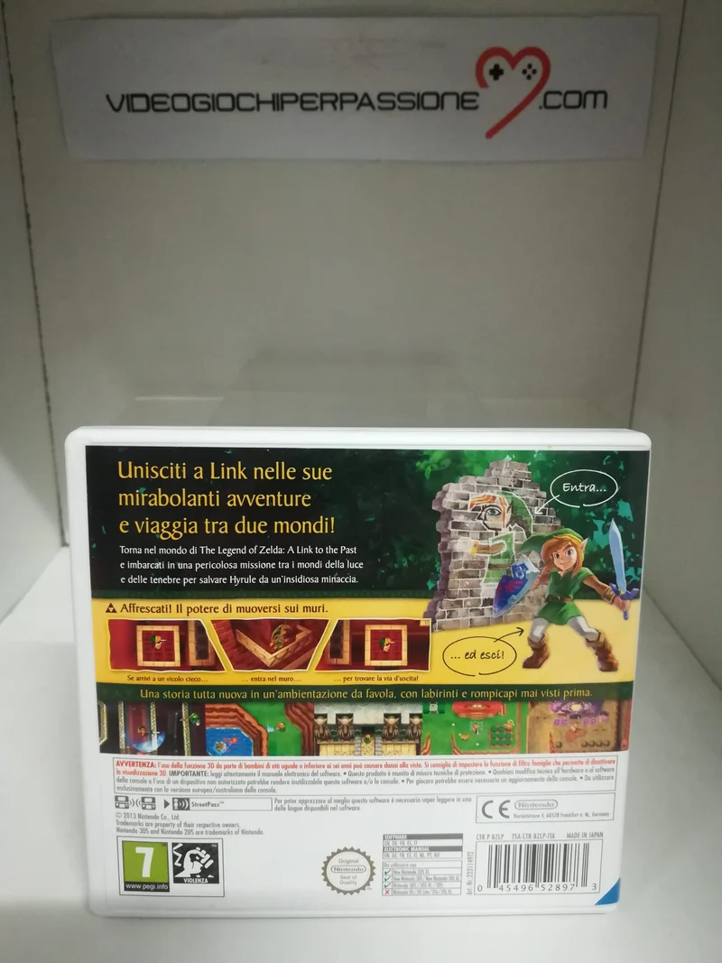 THE LEGEND OF ZELDA A LINK BETWEEN WORLDS NINTENDO 3DS (usato versione ita.)