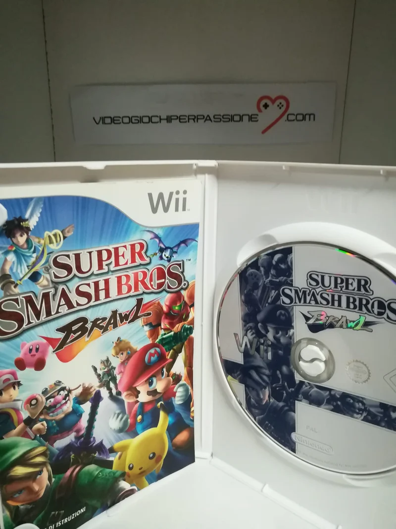 SUPER SMASH BROS BRAWL NINTENDO WII (usato garantito)(versione italiana)