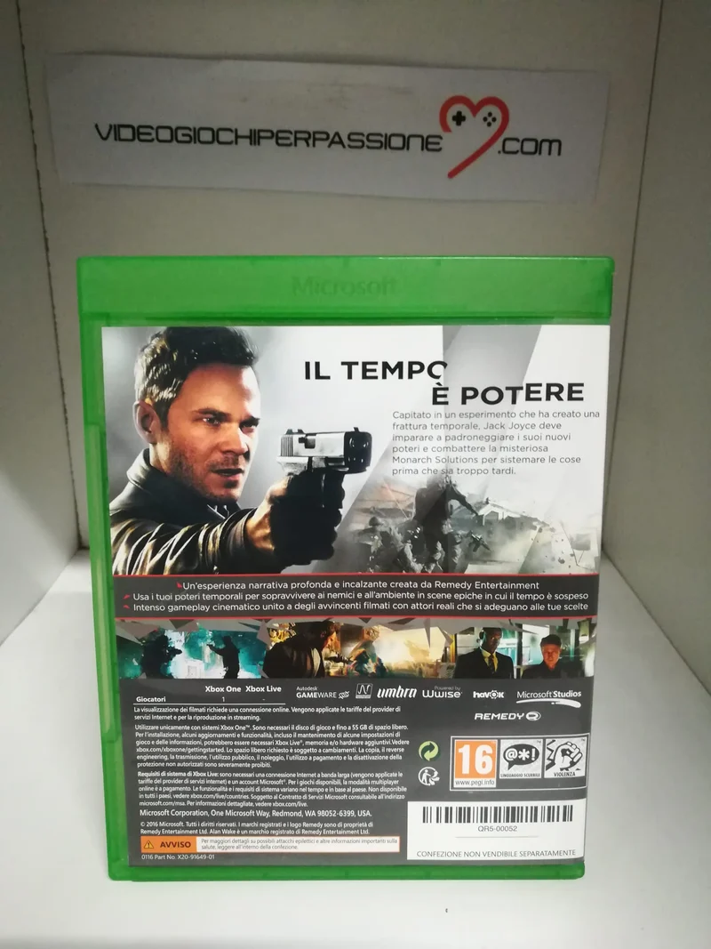 QUANTUM BREAK XBOX ONE (usato garantito)