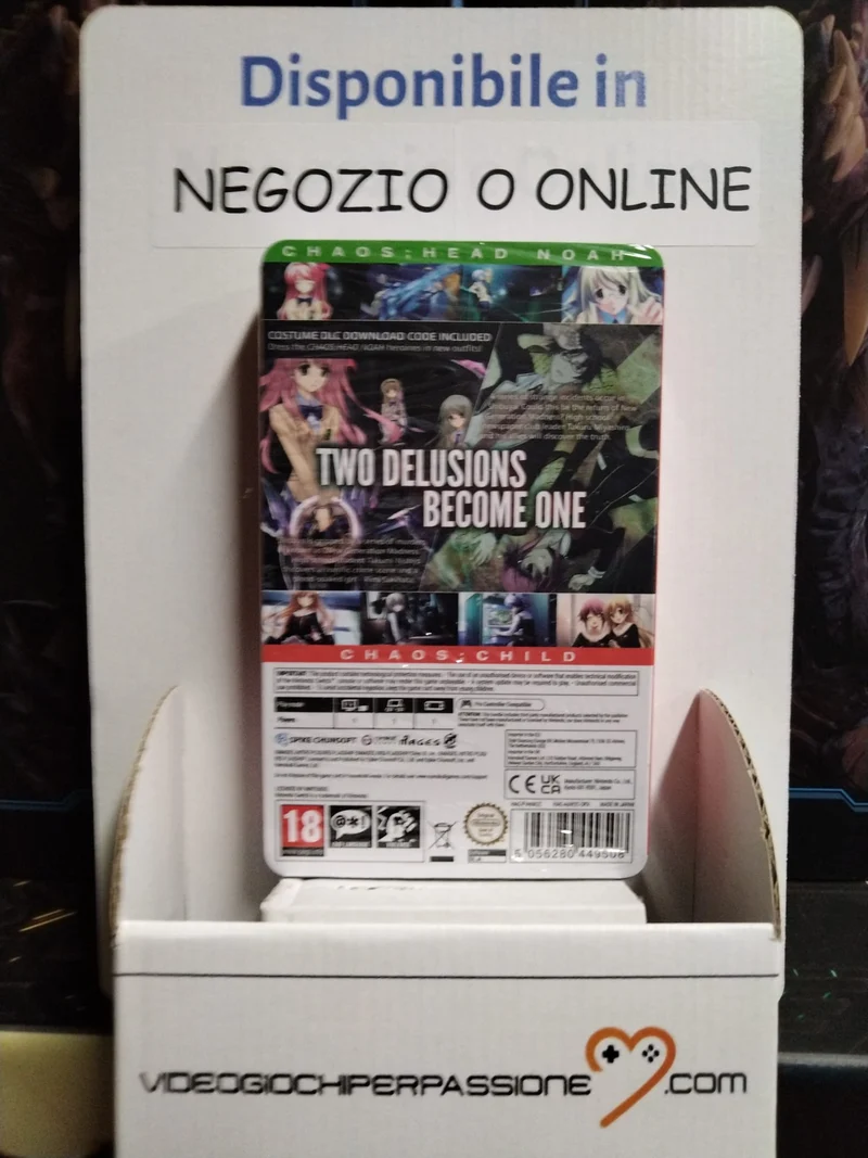 CHAOS;HEAD NOAH / CHAOS;CHILD DOUBLE PACK Steel Book Edition Nintendo Switch Edizione Europea