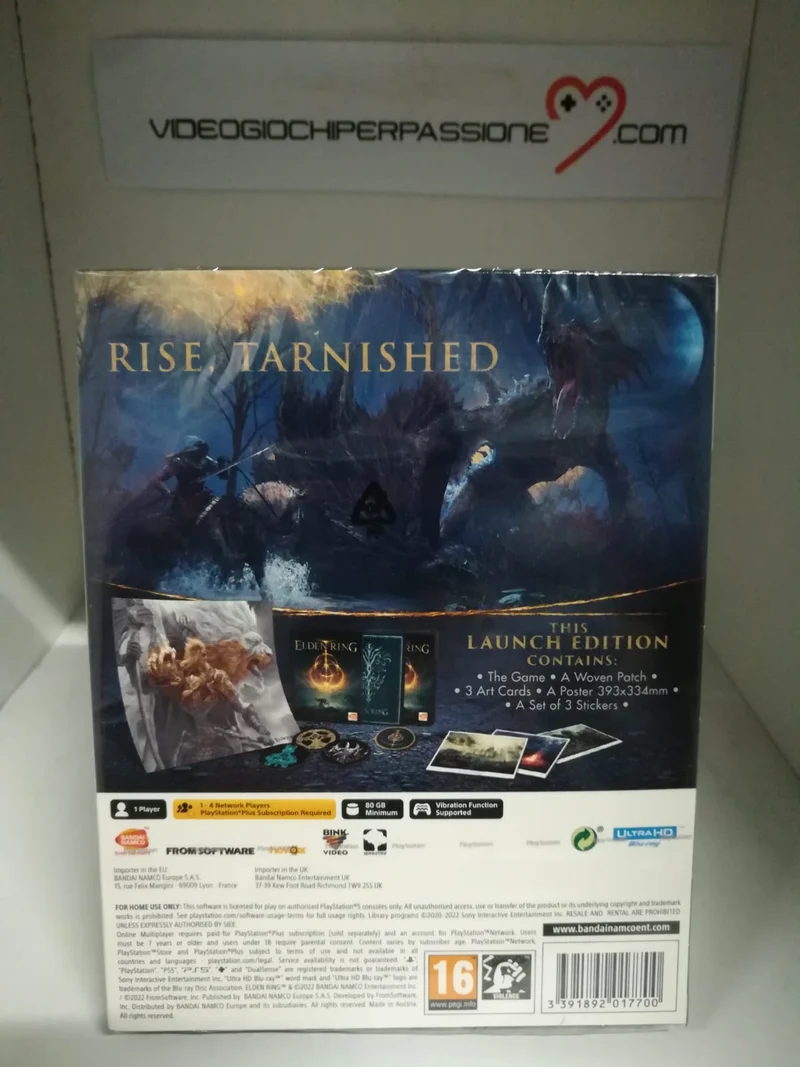 Elden Ring Launch Edition Playstation 5 Edizione Europea
