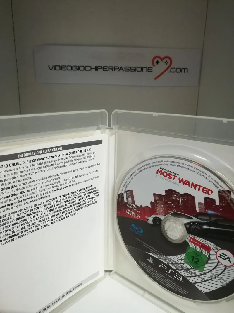 NEED FOR SPEED MOST WANTED LIMITED EDITION PS3 (usato garantito)