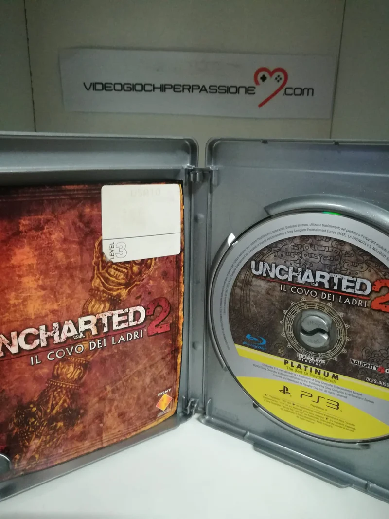 UNCHARTED 2 IL COVO DEI LADRI PS3 (usato garantito)
