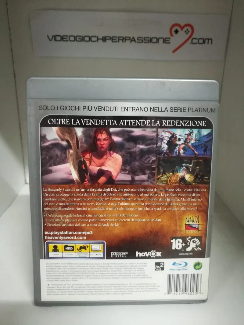 HEAVENLY SWORD PS3 (usato garantito)