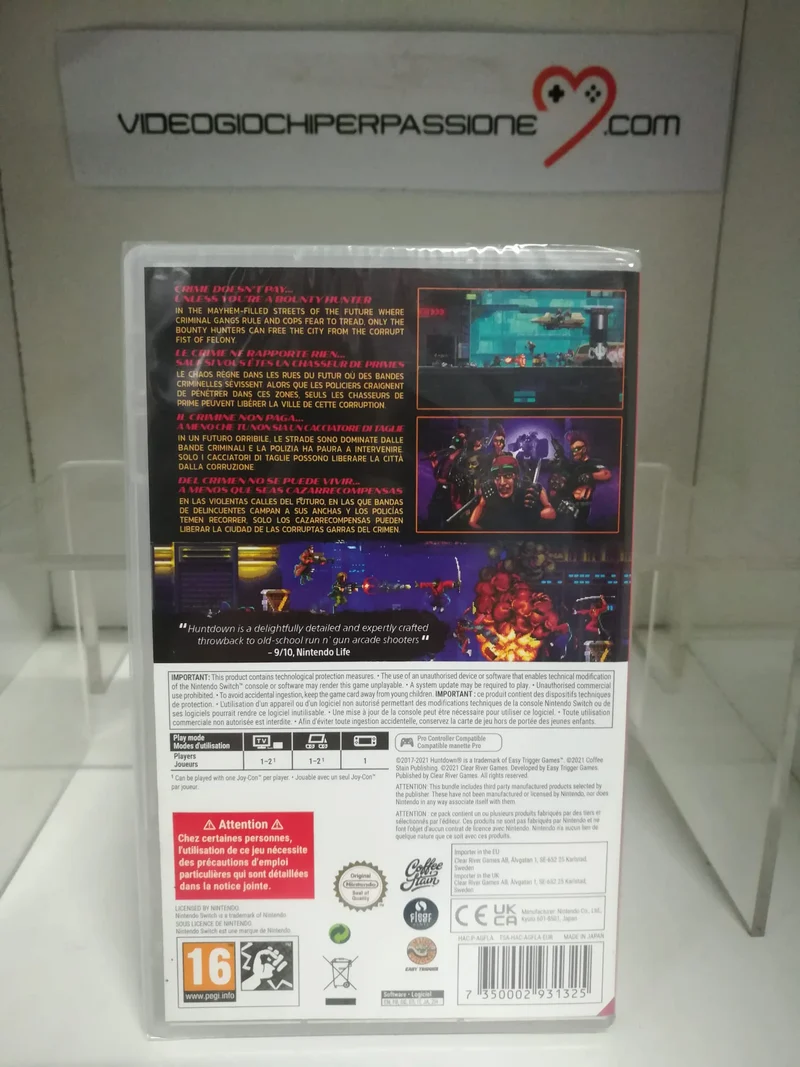 HUNTDOWN NINTENDO SWITCH