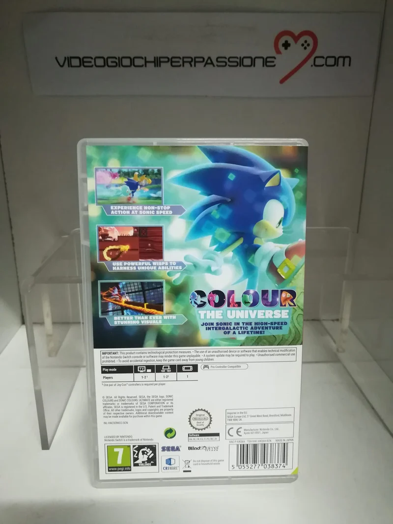 SONIC COLOURS ULTIMATE NINTENDO SWITCH (usato garantito)