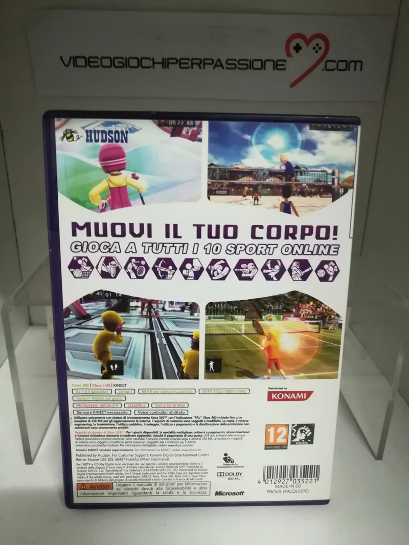 KINECT SPORTS ISLAND FREEDOM XBOX 360 (usato)(ver. italiana)