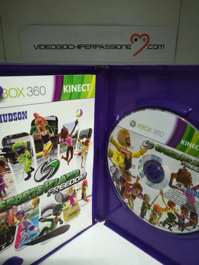 KINECT SPORTS ISLAND FREEDOM XBOX 360 (usato)(ver. italiana)
