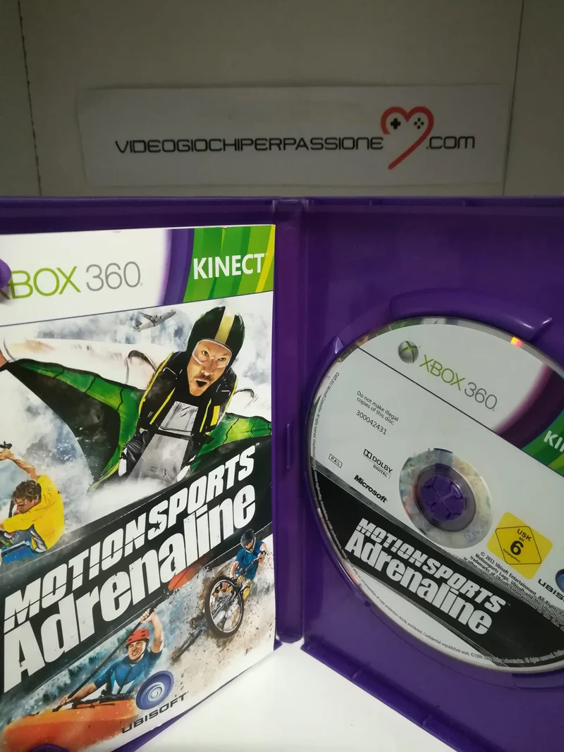 KINECT MOTION SPORTE ADRENALINE XBOX 360 (usato)(versione italiana)