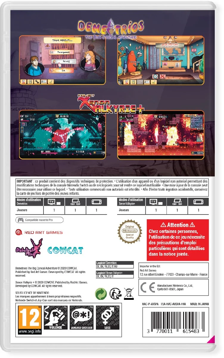 Bundle Demetrios & Xenon Valkyrie+ Nintendo Switch Edizione Europea
