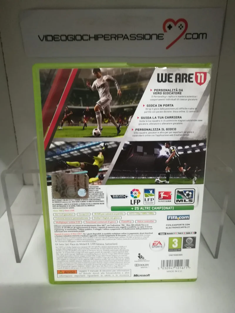 FIFA 11 XBOX 360 (usato)(versione italiana)